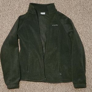 Columbia Dark Gray Fleece Jacket - Size L